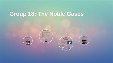 Group 18 The Noble Gases By Courtney Loftsgard On Prezi