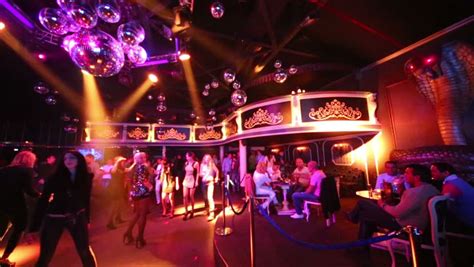 Moscow Russia Sep 21 2012 People Dance At Dancefloor In Night Club