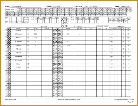 basketball player stat sheet template fabtemplatez