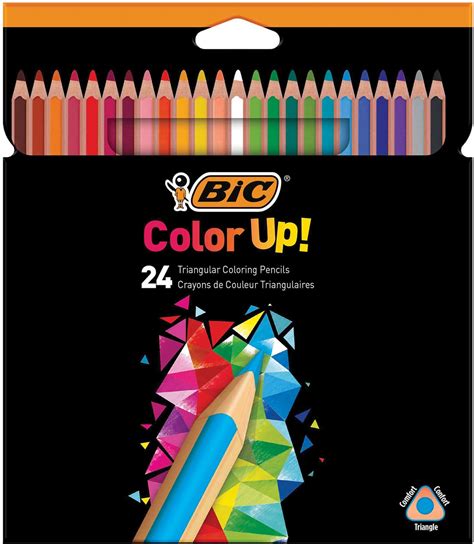 Votre enfant adore dessiner et a envie d'exprimer son côté créatif ,les crayons couleurs techno, la boite de 12 crayons couleurs grand modèle que votre enfant prendra plaisir à utiliser pour laisser s\\'exprimer son imagination.crayon couleur technoboite de 12 crayons couleursgrand modèleréférence: Bic crayons de couleur Color Up, boîte distributrice de 24 ...
