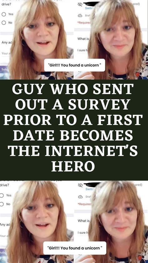 Guy Who Sent Out A Survey Prior To A First Date Becomes The Internets Hero Black Friday Funny