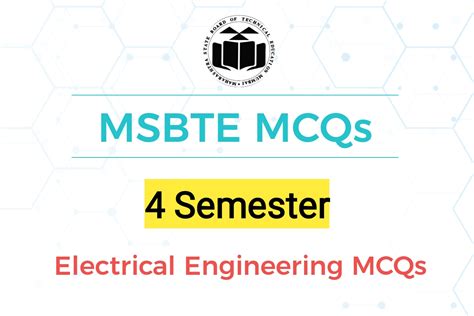 Msbte 4th Semester Electrical Engineering Mcqs With Answers I Scheme