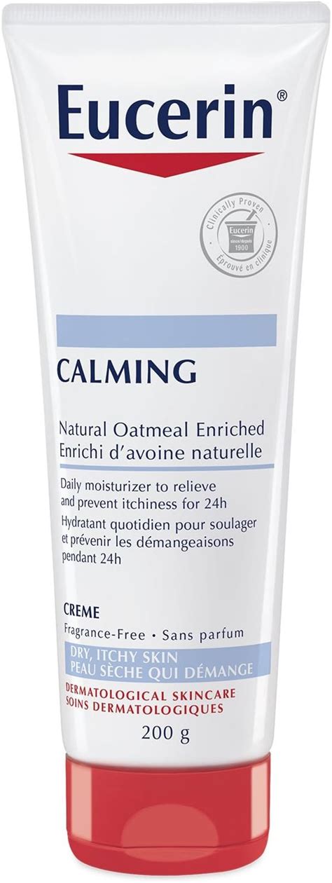 Eucerin Calming Daily Moisturizing Cream For Dry Itchy Skin 200 G
