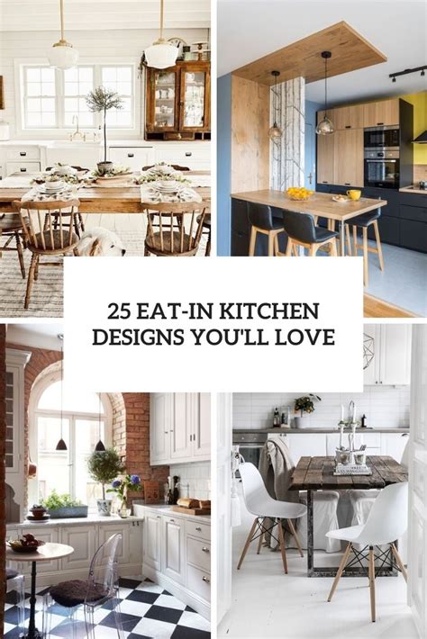 25 Eat In Kitchen Designs Youll Love Shelterness