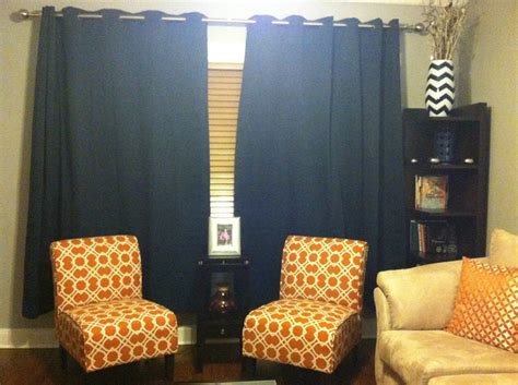 1000 Images About Navy And Orange Living Room On Pinterest