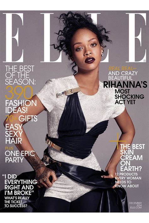 Rihanna Elle Magazine December Issue Celebmafia