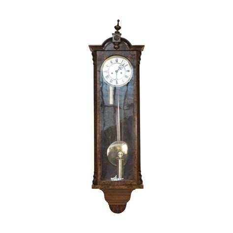 19th Century Burl Walnut Regulator Wall Clock 0102 On Jun 18 2022 Michaans Auctions In Ca