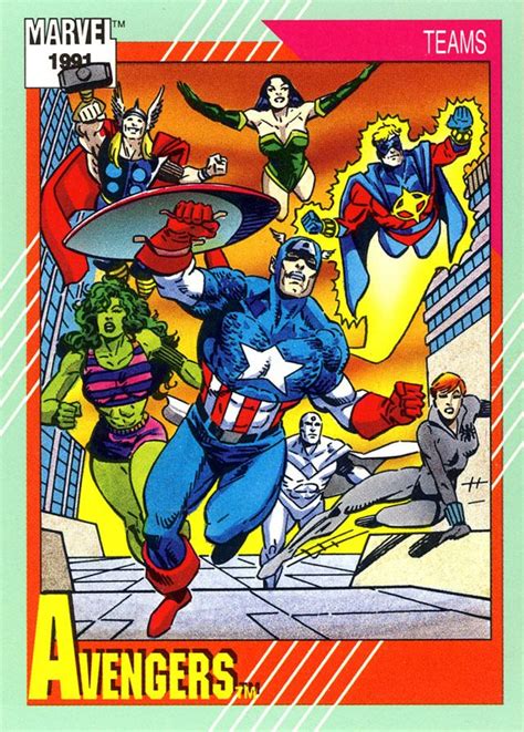 Marvel Universe Series 151 Avengers 1991 Marvel Comics Superheroes