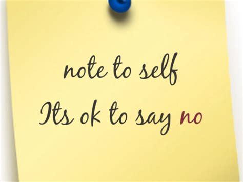 it s ok to say no just say no