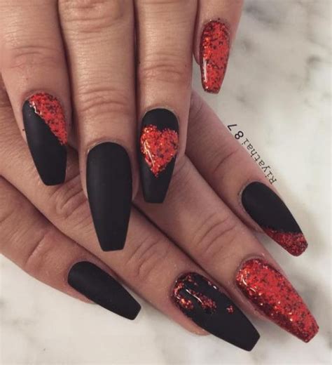 This Is How Coffin Nails Black And Red Will Look Like In ...