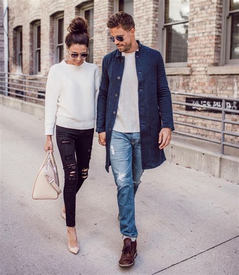 Love this for a couples shot. | Couple outfits, Fashion couple, Matching couple outfits