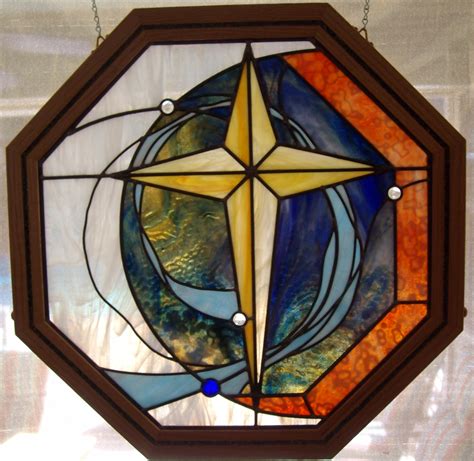 Mystery Delphi Stained Glass Celestial And Space Stained Glass