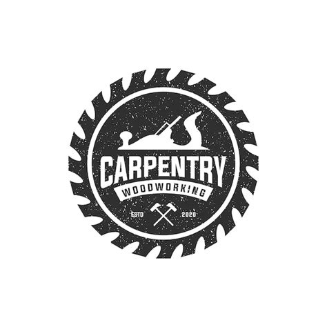 Premium Vector Carpentry Wood Working Vintage Logo Template