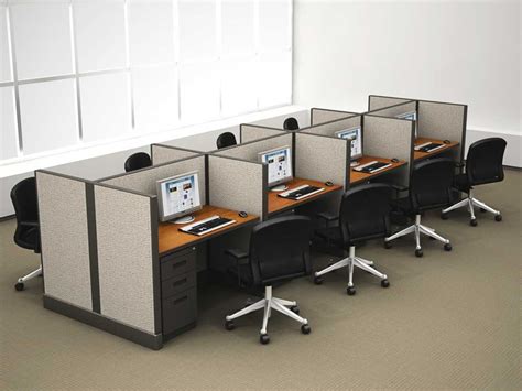 Basic Cofiguration Of The Call Center Cubicles Callcenter Office