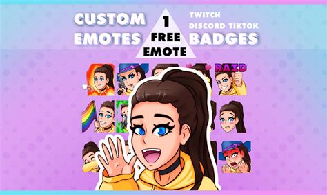 Custom Twitch Emotes Twitch Sub Badges Stickers Emojis For Your Twitch Youtube Discord Tiktok