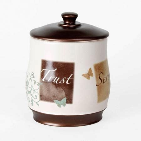 Neuer, unbenutzter und unbeschädigter artikel in nicht geöffneter originalverpackung (soweit eine verpackung vorhanden ist). Personal Care | Jar, Butterfly bathroom, Ceramic jars