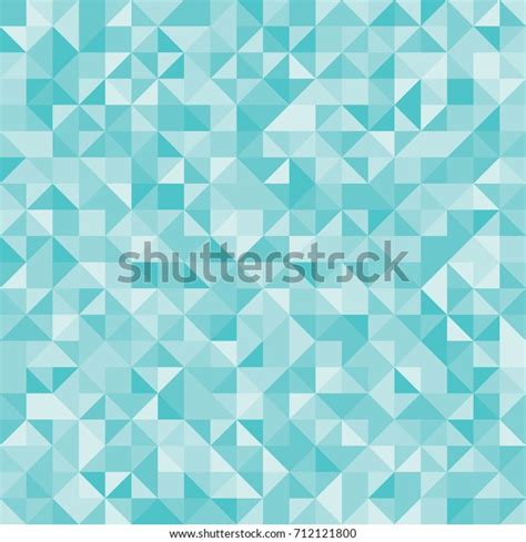 Blue Square Triangle Pattern Seamless Background Stock Vector Royalty