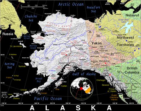 Ak · Alaska · Public Domain Maps By Pat The Free Open Source