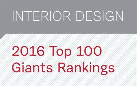 2016 Interior Design Top 100 Giants Clark Nexsen