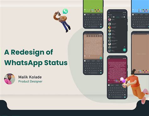 Whatsapp Status Redesign On Behance