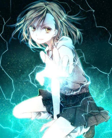 Anime Girl Lightning Magic