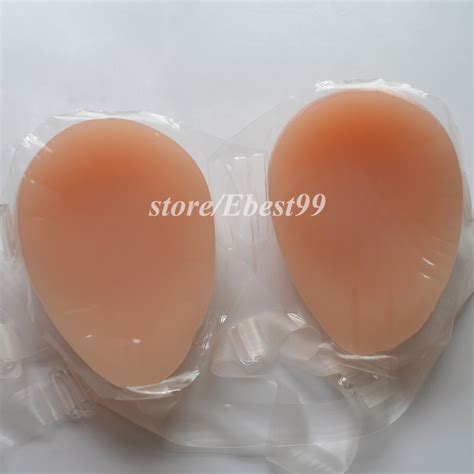 1000g 36d Full Silicone Breast Forms Enhancer Fake Boobs Bra Tape Ebay