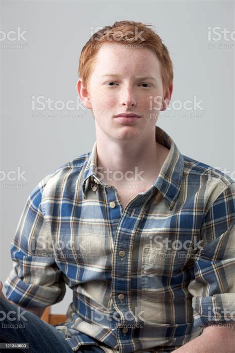 Red Headed Teen Boy Stock Photo Download Image Now Adolescence