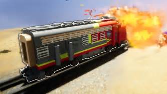 Train Explodes On Track Brick Rigs 12 Brick Rigs Train Update