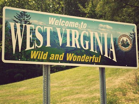 50 Welcome Signs For The 50 United States Of America Westvirginia Wild