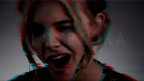 3d Anaglyph 3d Chloe Grace Moretz Actress Open Mouth Women Digital Art