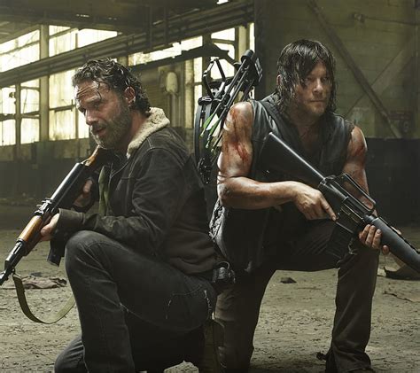 Twd Rick And Daryl Daryl Dead Rick Season5 The Walking Hd Wallpaper Peakpx