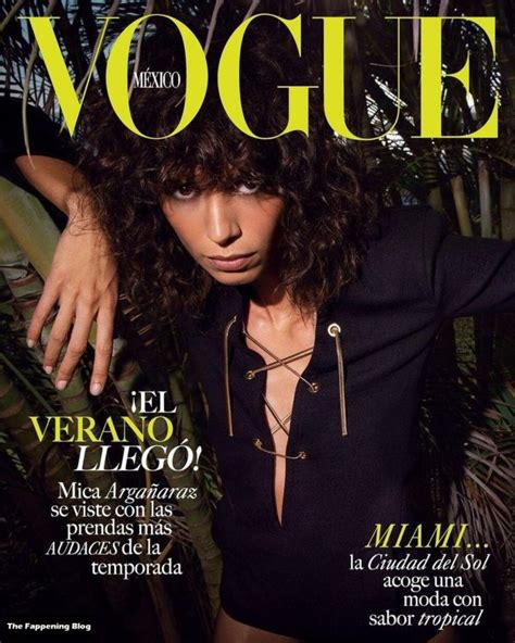 Mica Arganaraz Nude Sexy Vogue Mexico Photos Thefappening