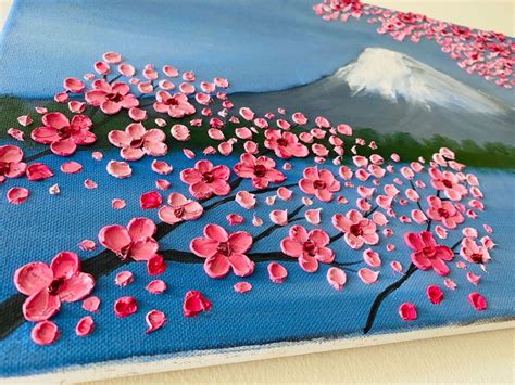 Painting Oil Painting Mount Fuji Feng Shui Painting Mountain
