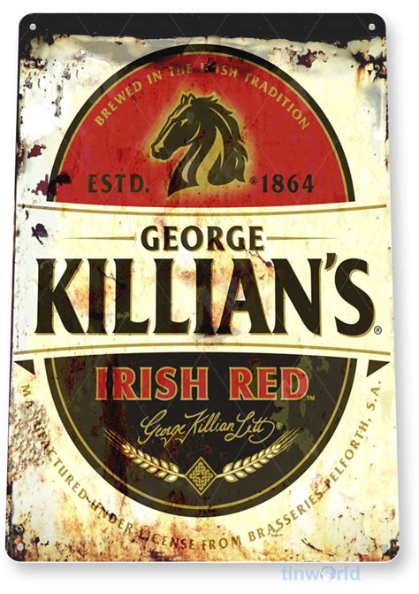 Killians Beer Sign C211 Tinworld Liquor Signs