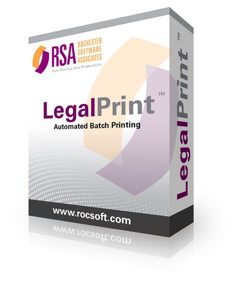 Rsa Introduces Legalprint Automated Batch Printing Software Rochester