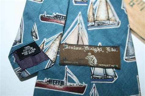 benton knight ltd mens tie light blue sailboats regat… gem