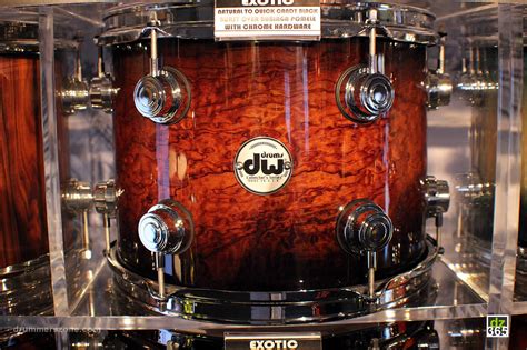 Drummerszone News The Dw Special Exotic And Pure Purplehearts Drum Sets