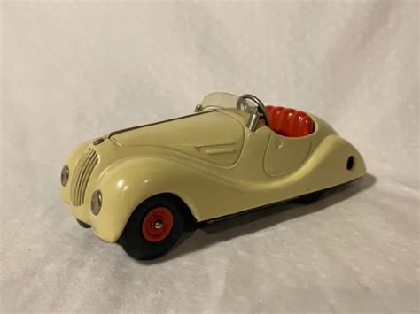 Vintage Schuco Akustico 2002 Us Zone Germany 1940s 50s Tin Wind Up Car