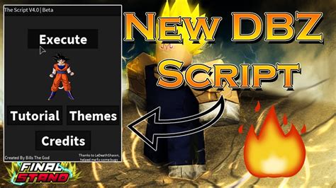 Here is the script : DBZ Final Stand Script Working | Roblox - YouTube