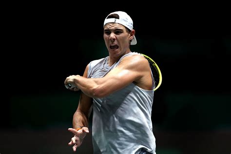 Rafael Nadal Practicing In Madrid 2019 Davis Cup Finals Photo 3