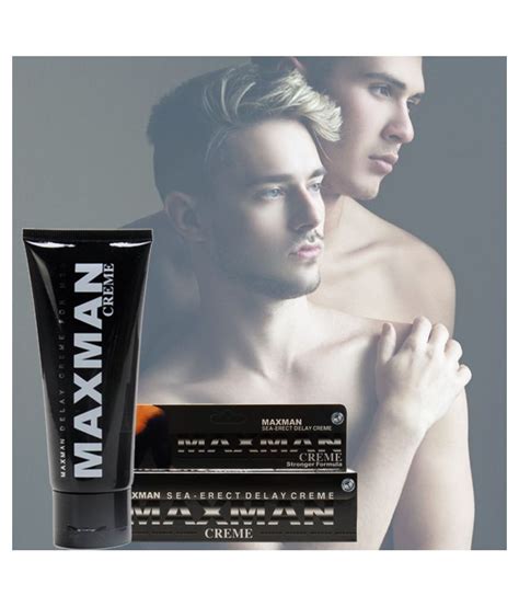 Maxman Sea Erect Sex Delay Cream For Men Black Penis Enlargement Cream