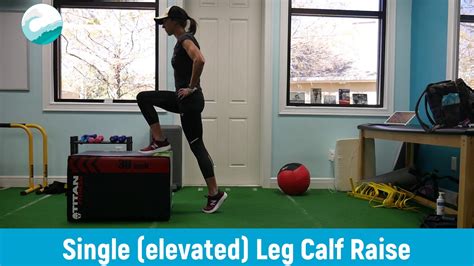 Single Elevated Leg Calf Raise Youtube