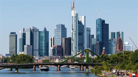 Skyline Of Frankfurt Wallpaper Backiee
