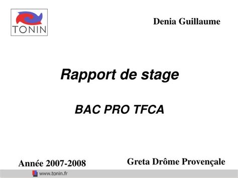 Ppt Rapport De Stage Powerpoint Presentation Id4082490