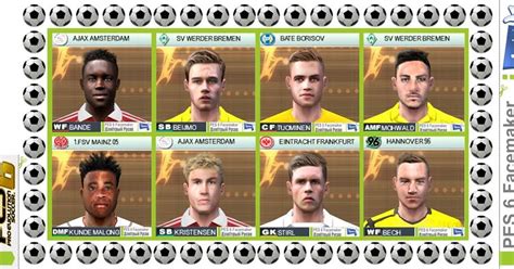 Ultigamerz Pes 6 Uefa Face Pack 2019 Vol 8