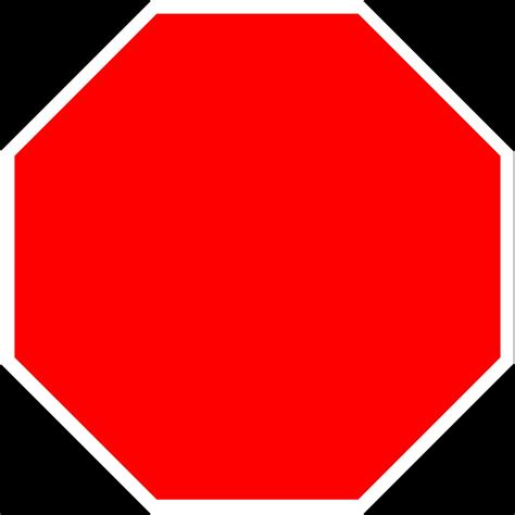 Blank Stop Sign Template Printable Kellywon