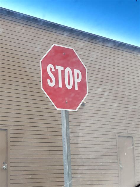 This Stop Sign Has Bold Font Rmildlyinteresting