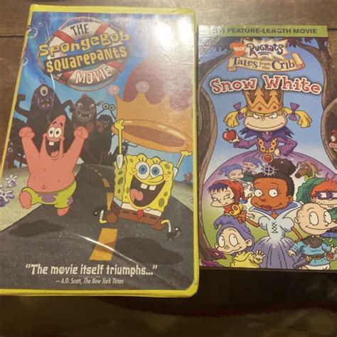 LOT OF Nickelodeon VHS Movies Rugrats And Spongebob EUR PicClick IT