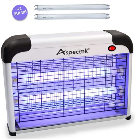 Aspectek bug zapper & electric indoor insect killer. Aspectek Upgraded 20W Electronic Bug Zapper, Insect Killer ...