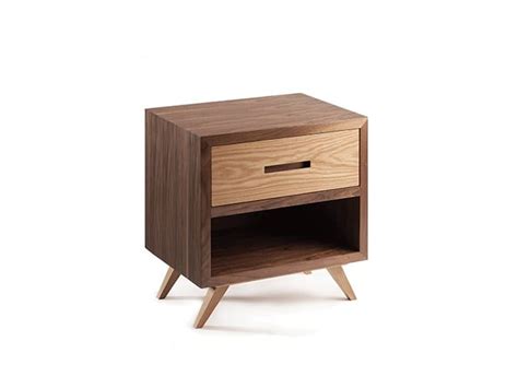 Rectangular Wooden Bedside Table With Drawers Space Bedside Table Hot Sex Picture